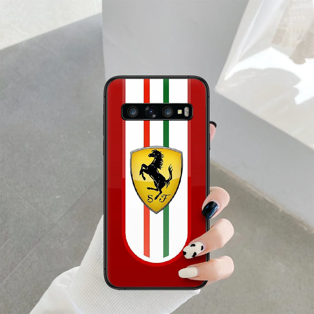 

sports car Ferraris horse Phone Case For Samsung Galaxy Note S 8 9 10 20 Plus E Lite Uitra black Hoesjes Tpu Funda 3D Cover