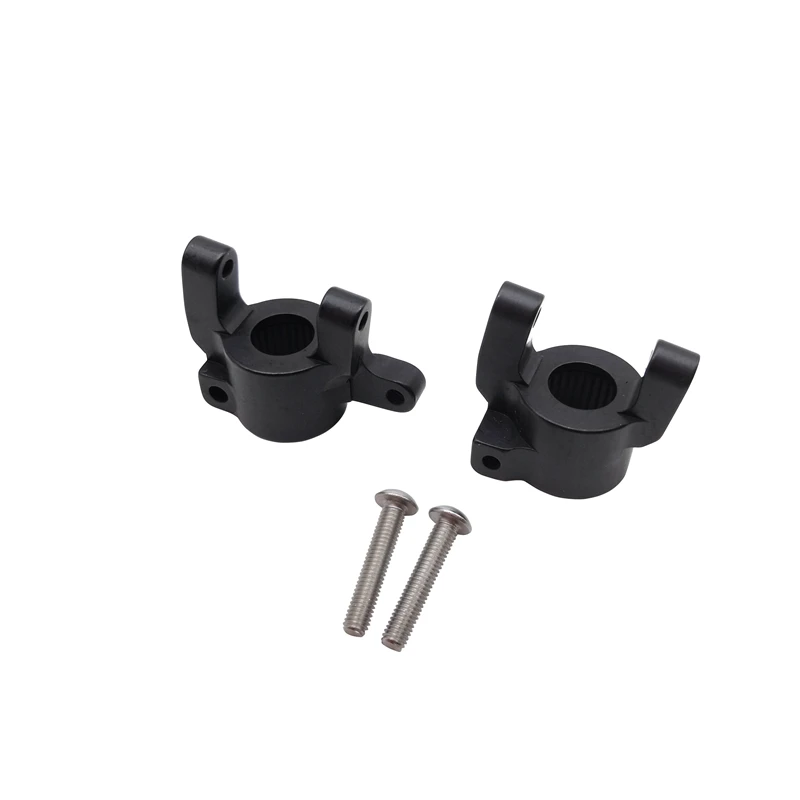 CNC FULL METAL Front Steering Knuckles C Hub Carrier Rear Axle Lock Out SET (Black) for AXIAL SCX10 II 90046 90047 AR44 B | Электроника
