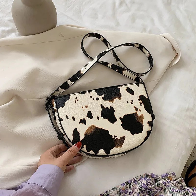 

Винтажная дамская сумочка через плечо из воловьей кожи на молнии, женские сумки для подмышек, модная женская сумка на плечо