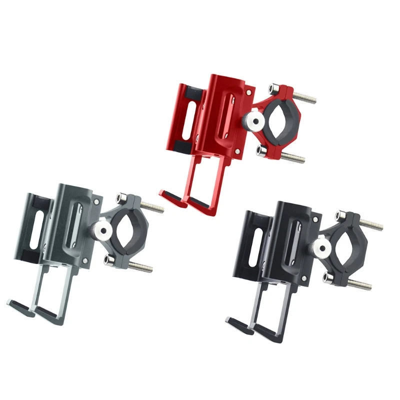 

1 Set E Scooter Bike Phone Mount Stand Bracket Motorcycle Aluminum Handlebar Phone Holder Cradle for 4.5-7inch Cellphone GPS