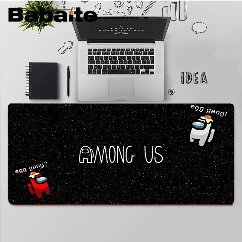 

Babaite Top Quality Among Us Gamer Speed Mice Retail Small Rubber Mousepad Free Shipping Large Mouse Pad Keyboards Mat
