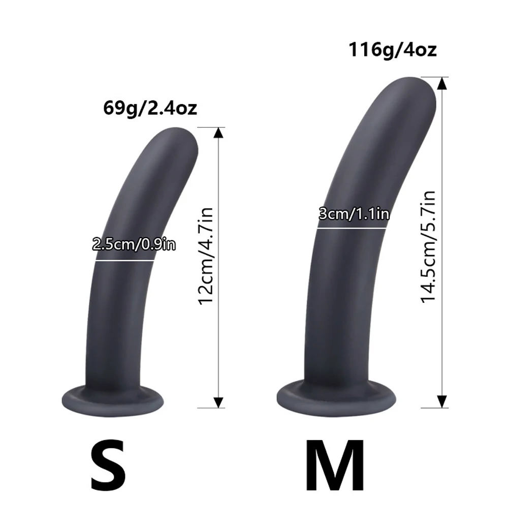 

Anal Plugs Prostate Massager Smooth Silicone Real Dildo Penis Butt Plug Anal Vaginal Masturbation Erotic Sex Toy for Adult 18