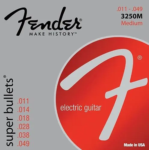 Супер пули СЕРИИ Fender 3250 никелированные стальные Струны для электрогитары все 5