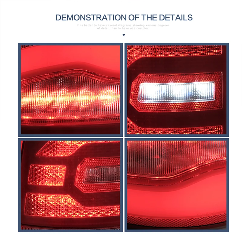 Car Styling For Dodge Ram Tail Lights 2009-2018 Ram1500 LED Lamp DRL Signal Brake Reverse auto Accessories | Автомобили и