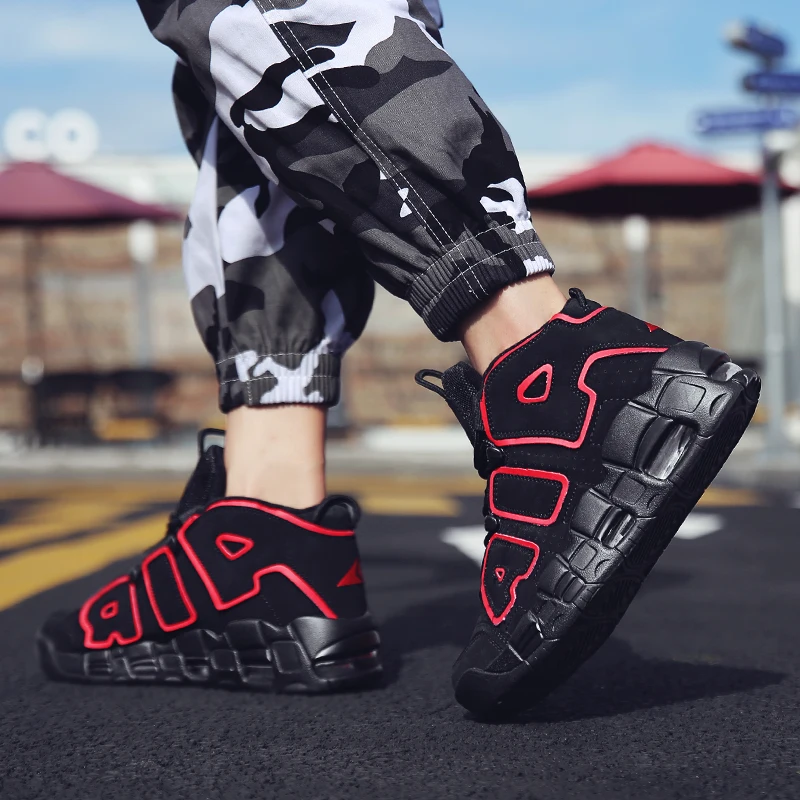 LEIXAG Мужская Баскетбольная обувь высокие кроссовки по щиколотку нескользящая