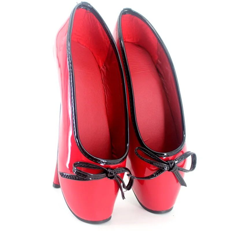 Новинка балетки на высоком каблуке 18 см пикантные женские туфли лодочки большие