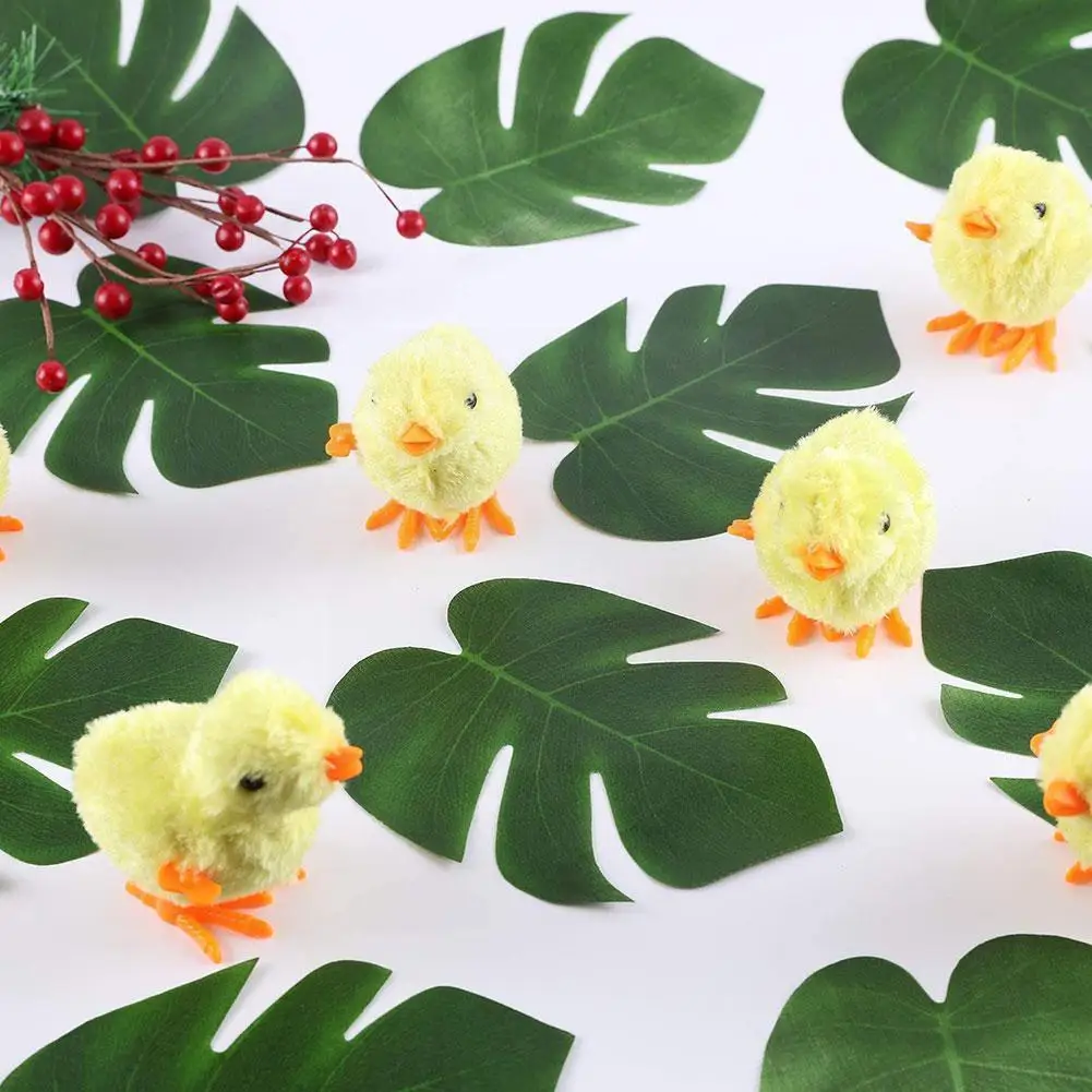 

2pcs Funny Wind-up Hopping Jumping Chicken Clockwork Kids Chicken Toys Children Jump Cute Toys Brain Game Walking V6a1