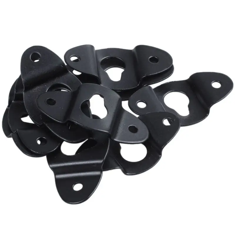 10 шт. аудио динамик настенный Железный шлямбурное ухо черный 4 8 см длинный |