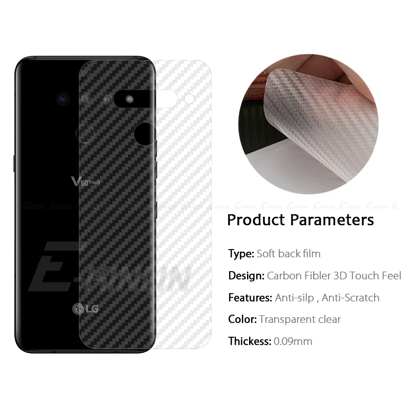 Задняя крышка экрана протектор для LG G8 G8X G7 ThinQ G6 V50S V50 5G V20 V30 V30S V40 Plus G5 SE наклейка из
