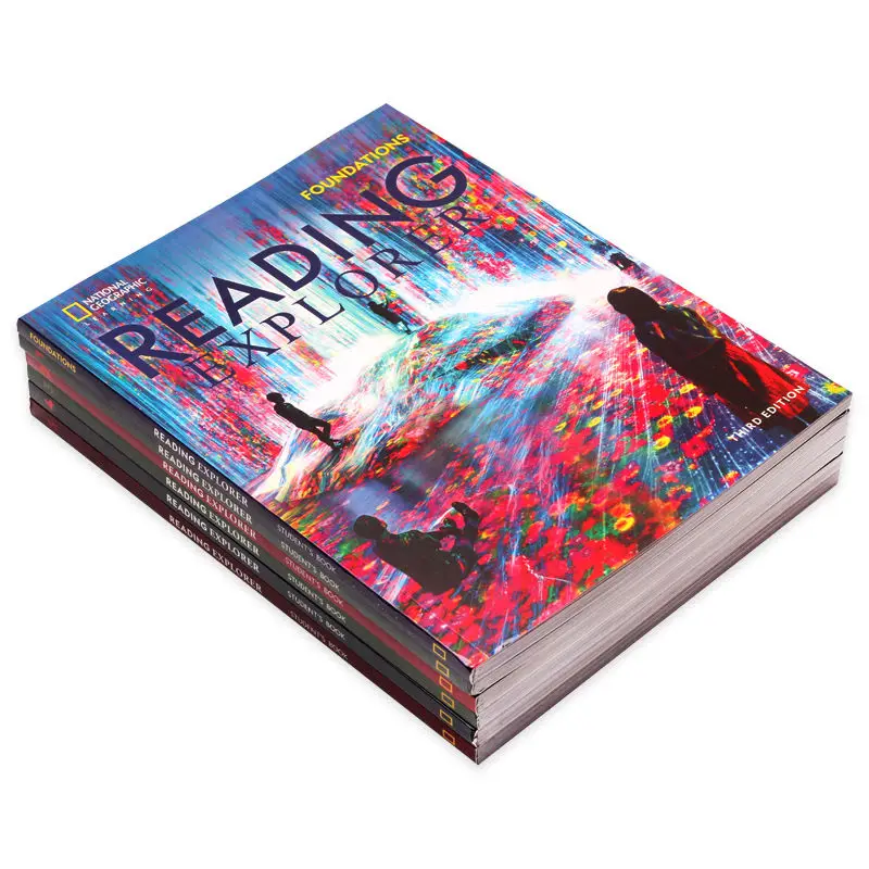 Cena 6 Sztuk/zestaw National Geographic Angielski Czytanie Podręcznika Czytanie Poznaj Trzecią Edycję Nowatorskich Zestawów Książek Angielskich