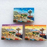 russia crimea three dimensional landscape tourist souvenir refrigerator magnet tourist collection magnetic sticker