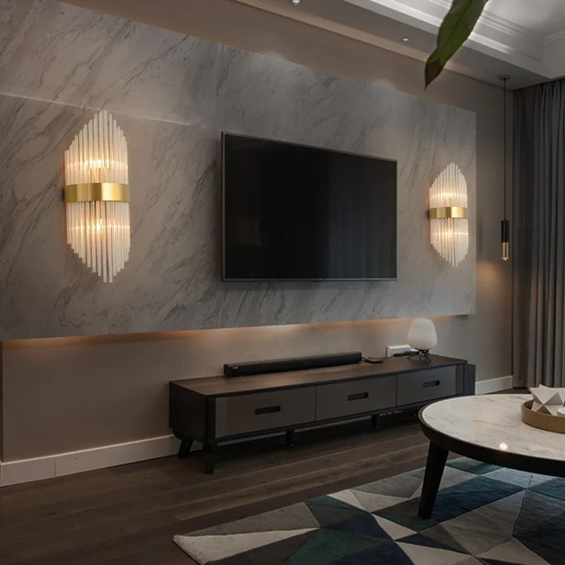 

Настенные светодиодные лампы в скандинавском стиле, светильник золотого цвета для спальни, светильник, коридора, ванной, лестницы, промышле...