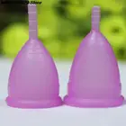 Новинка 1 шт.лот многоразовые Медицинские силиконовые менструальные чашки женственная гигиена Продукт женщина менструация