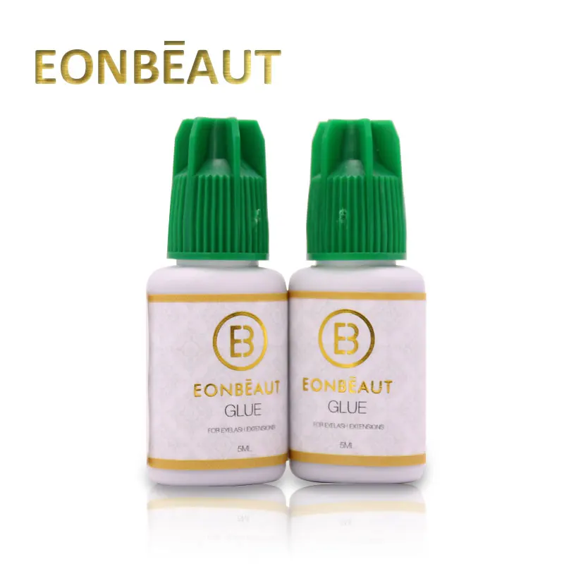 

10 Bottles EONBEAUT Glue For Eyelash 3 Sec Drying Time Lash Glue Wholesale Low Odor Low Irritation Black 5ml for professionals