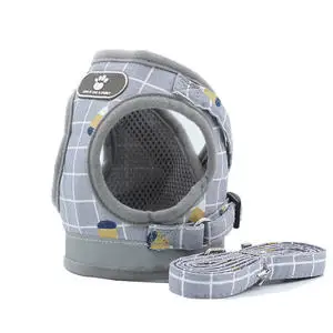 Различные размеры ПЭТ нагрудный Светоотражающие собаки жгут и поводок для собак