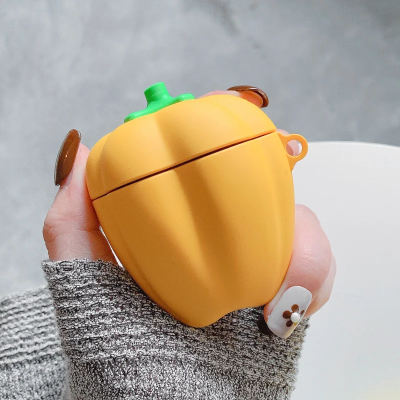 Чехол для AirPods с милым 3D рисунком авокадо, чехол для наушников Apple Airpods 2, силиконовый чехол для наушников Air pods, ремешок для наушников - Цвет: Style 9
