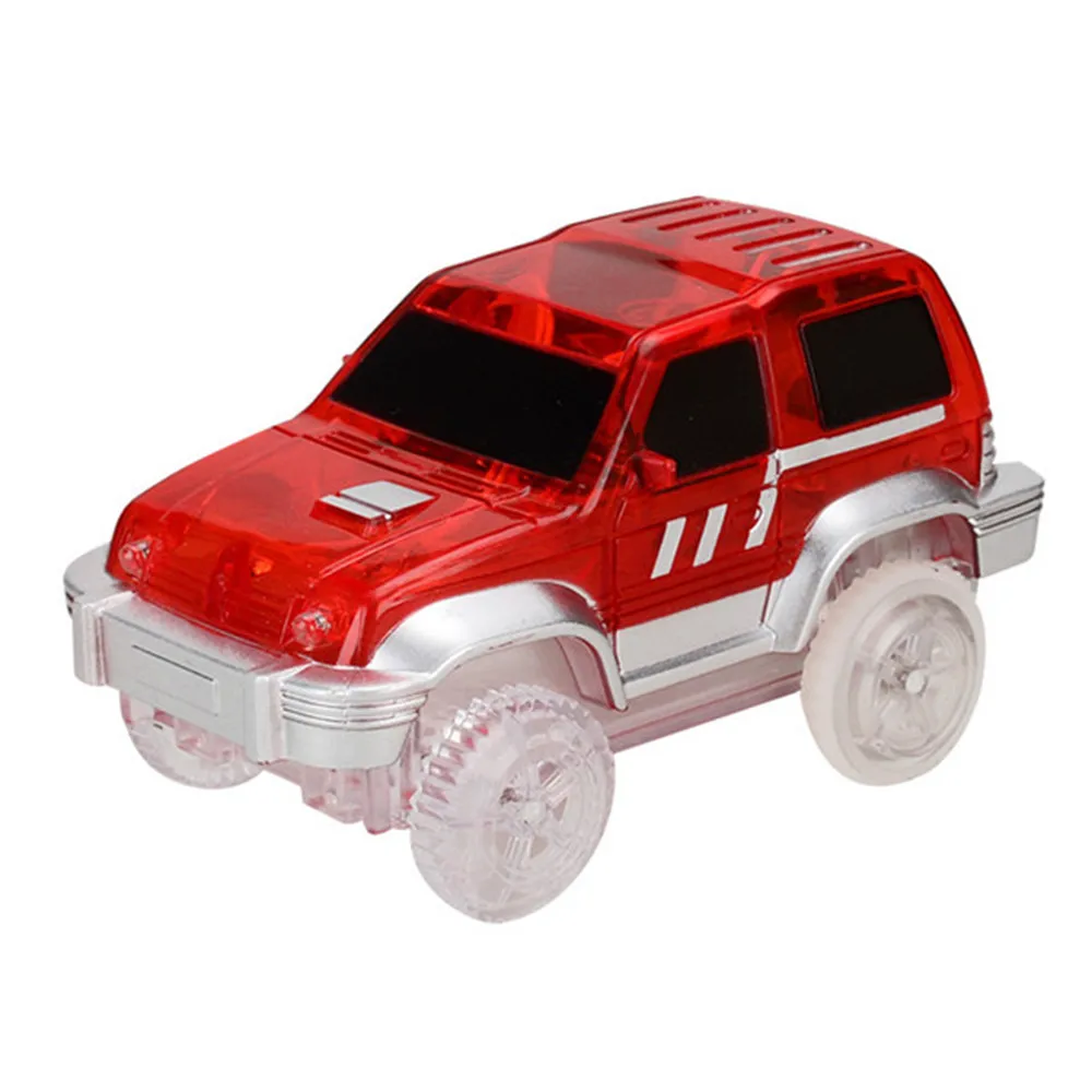 Высокое качество Детские игрушки трек автомобиль с светодиодный светильник для