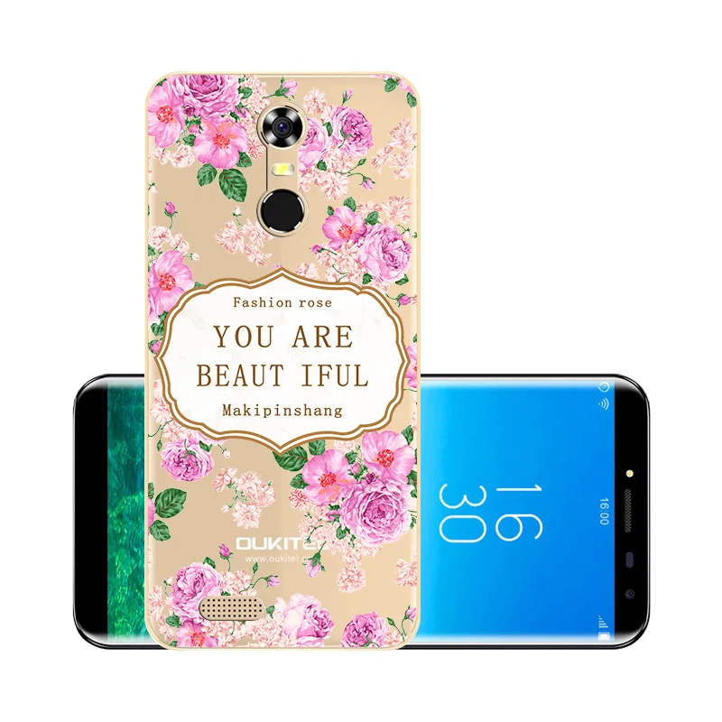 Мягкий ТПУ чехол для телефона Oukitel C8 силиконовый Mix 2 K3 K8000 5 дюймов прозрачные