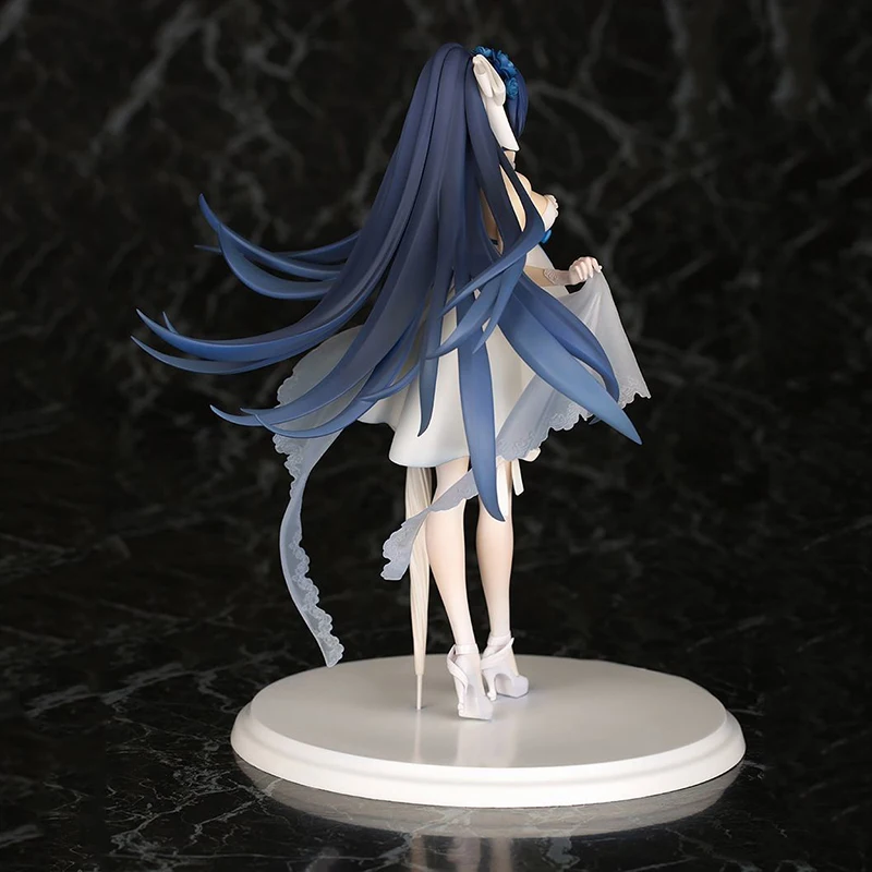 

23cm MmiHoYo Raiden Mei Umbrella Wedding Dress Anime Action Figure PVC Massive Electric Collection Model Dolls Toys for Gifts