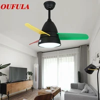 outela modern ceiling fan lights lamps contemporary fan lighting with remote control for dining room bedroom restaurant