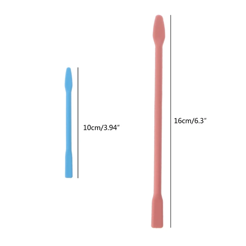 

6Pcs Silicone Stir Stick Mixing Resin Stirring Rods Liquid Paint Epoxy DIY Craft
