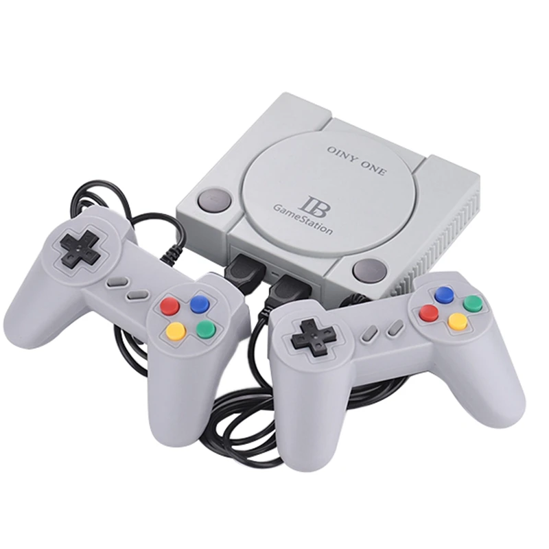 Мини 16 бит и 8 ТВ игровая консоль встроенный 648 игр Av с двойным геймпадом