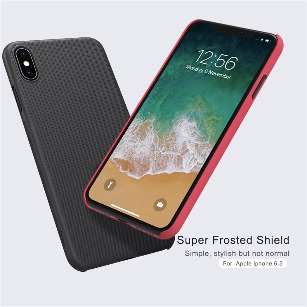 Для iPhone 11 Pro Max Супер Матовый экран для iPhone XS Max X XS чехол Nillkin жесткая задняя крышка из ПК чехол для iPhone XR чехол+ подарок