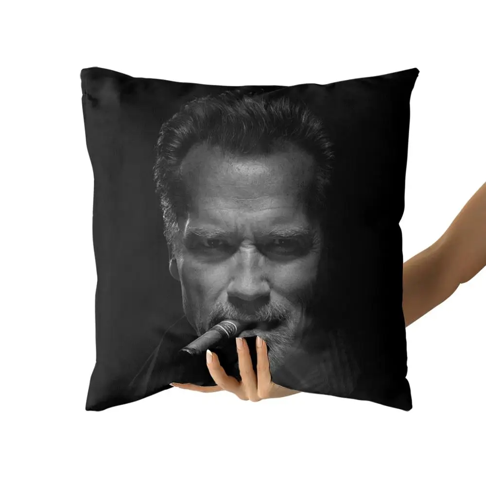 Арнольд Шварценеггер хлопчатобумажные брезентовые наволочки на заказ для