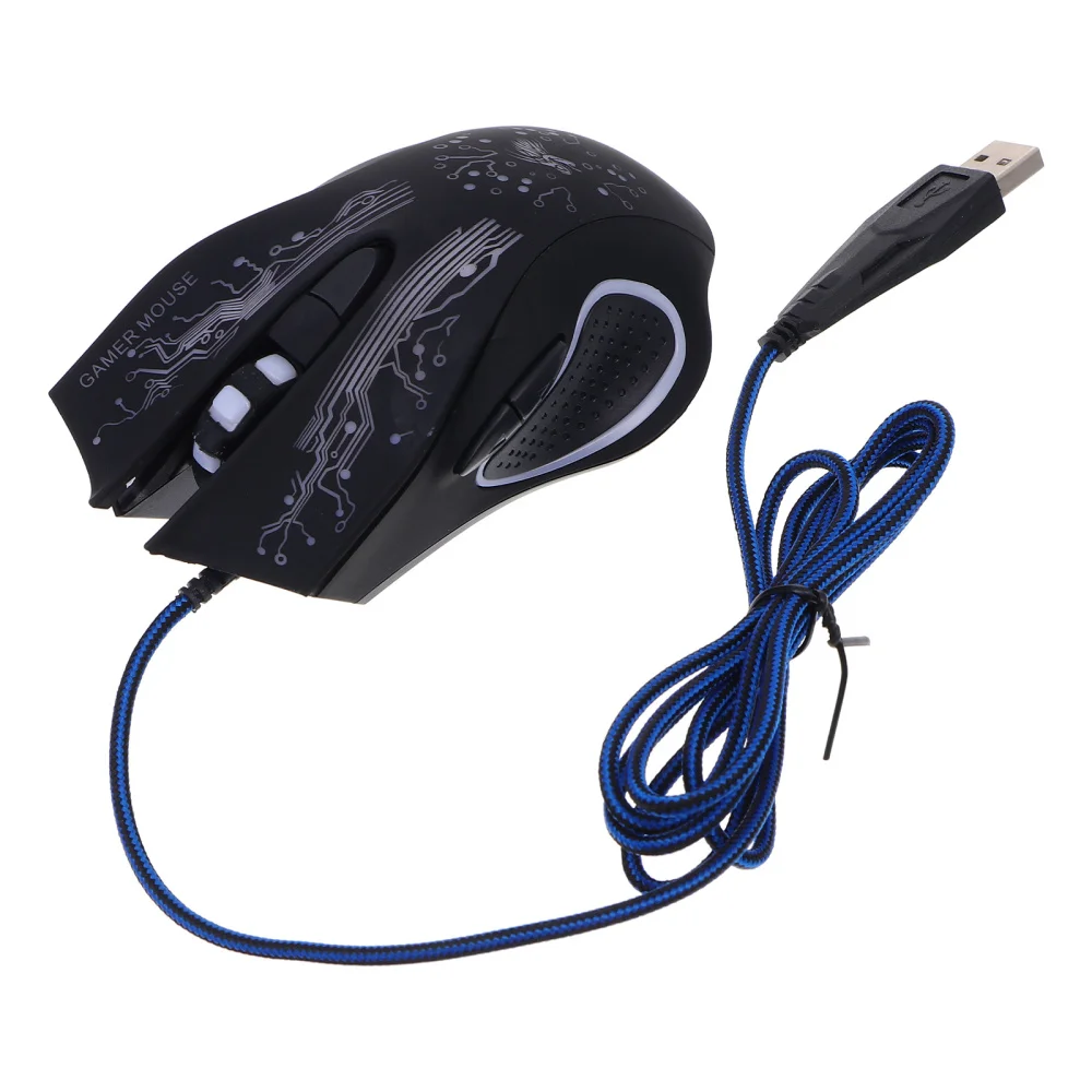 

Portable USB Wired Gaming Professional Gamer Mice Ergonomic Computer