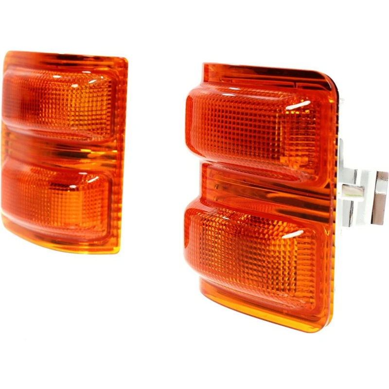 

PAIR Tow Mirror Turn Signal Light Lens Amber Rearveiw Mirror Light for 2008-2017 Ford Truck Super Duty Left & Right