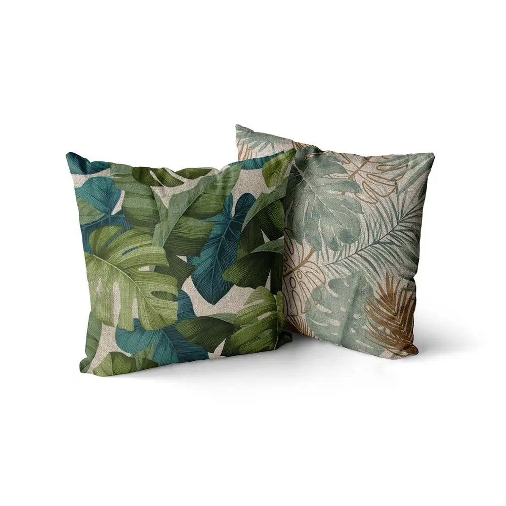 Декоративный чехол для подушки зеленый декоративный домашний фермерский