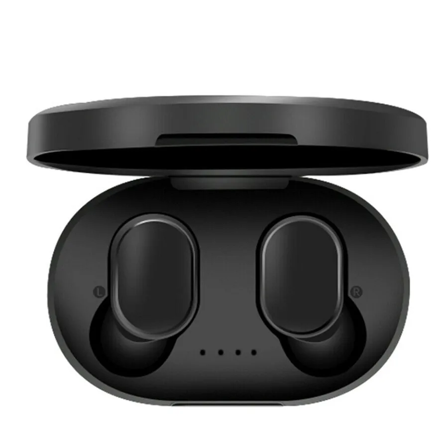 black A6S TWS Bluetooth 5,0 наушники для Xiaomi Airdots Беспроводные наушники с шумоподавлением Микрофон для Redmi iPhone huawei samsung - Цвет: black