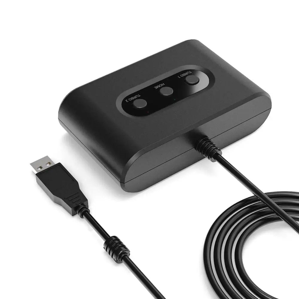 Переходник с двумя портами USB для MayFlash контроллер SEGA Mega Drive совместимый Switch Windows PC |