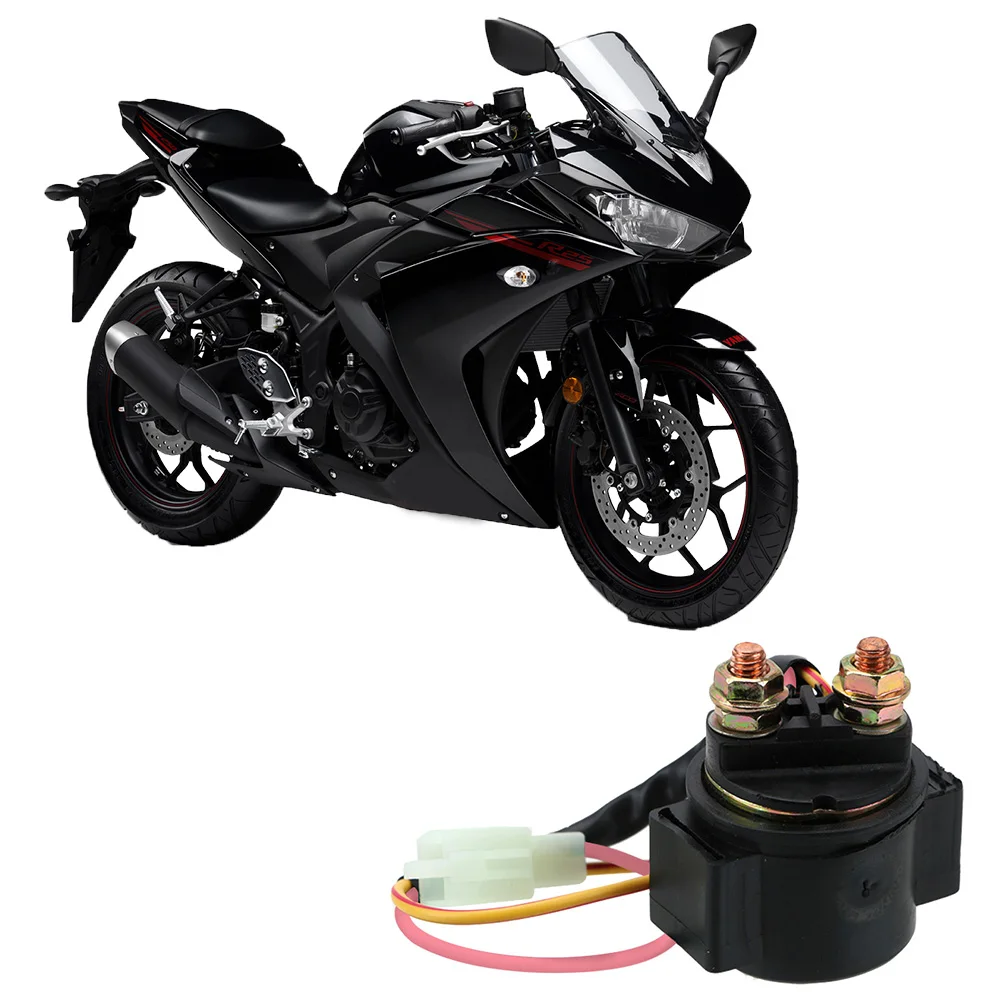 FORAUTO 1 шт. реле стартера мотоцикла CG125 GY6-125 соленоида для GY6 50cc 125cc 150cc 2 Pin провода