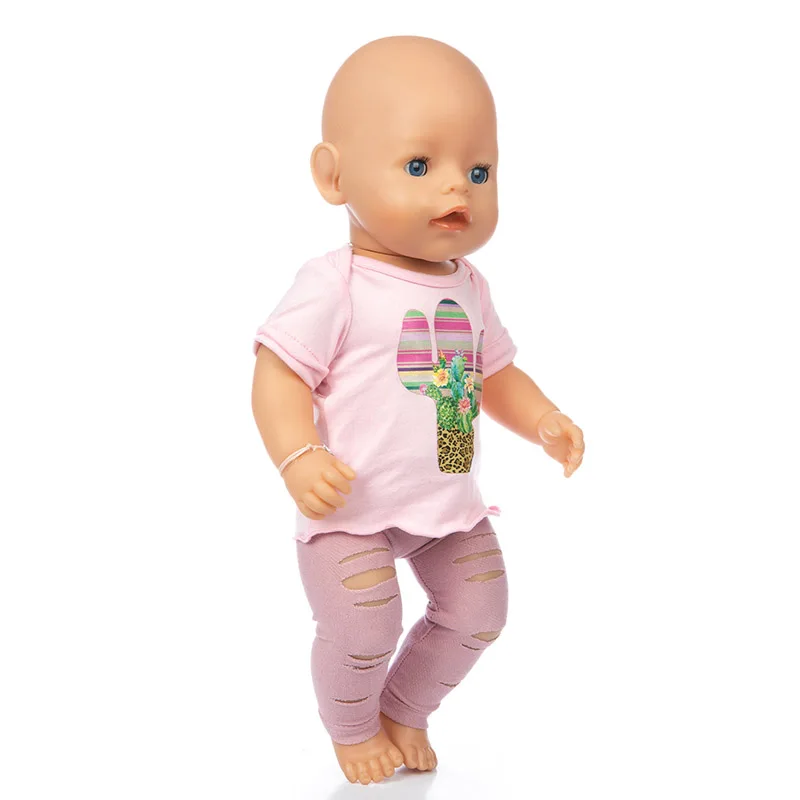 Кукольное пальто для кукол рожденных 43 см куртка зимняя розовая меховая одежда