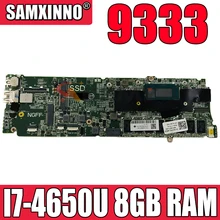 Original Laptop motherboard For DELL XPS 9333 Mainboard CN-0HPT8J 0HPT8J DAD13CMBAG0 SR16H I7-4650U with 8GB RAM