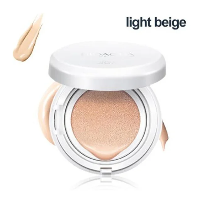 light beige BIOAQUA воздушная Подушка BB Крем тональный, для придания яркости Отбеливающая увлажняющая основа для лица макияж красота уход за кожей - Цвет: light beige