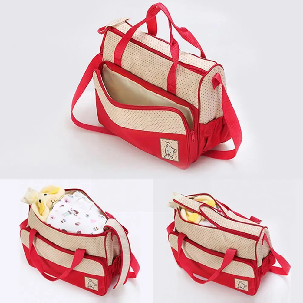 

Multi-functionbaby Diaper Bag Suits For Mom Baby Bottle Holder Mother Mummy Stroller Maternity Nappy Bags Sets Z6i5