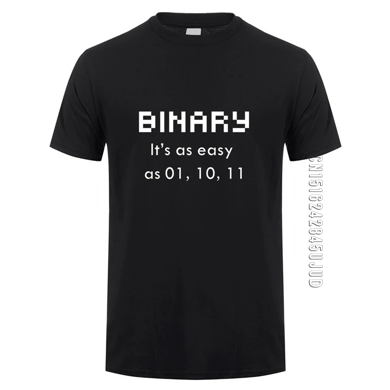 Футболка мужская с забавным компьютерным принтом хлопковая тенниска круглым