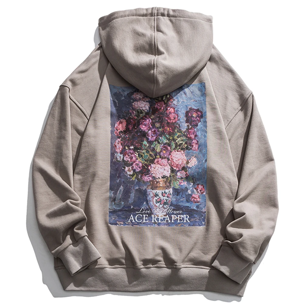 

Hip Hop Street Harajuku Autumn New Casual Loose Print Mens Hoodie Hipster Casual