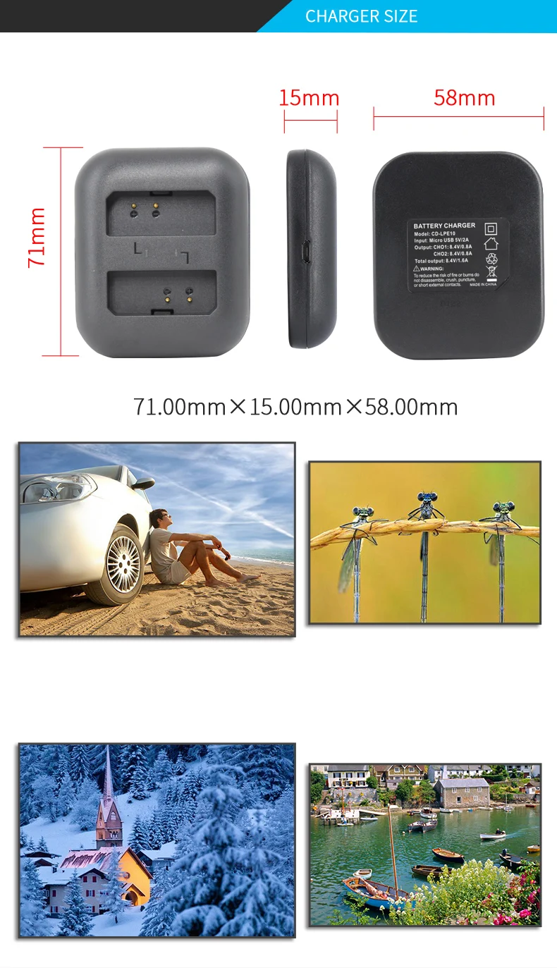 PALO 7,4 V 2200 мА/ч, LP-E10 LP E10 LPE10 цифровой Камера Батарея для Canon 1100D 1200D 1300D Rebel T3 T5 поцелуй X50 X70 Батарея L10