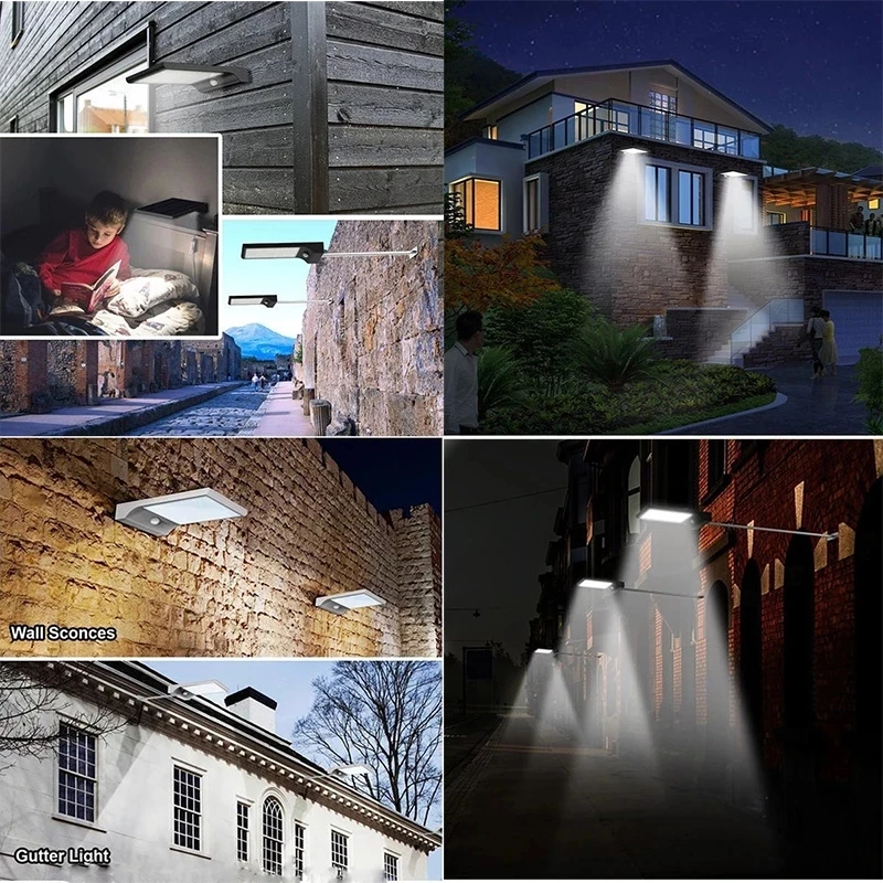 Уличный светильник на солнечной батарее водонепроницаемый садовый фонарь с