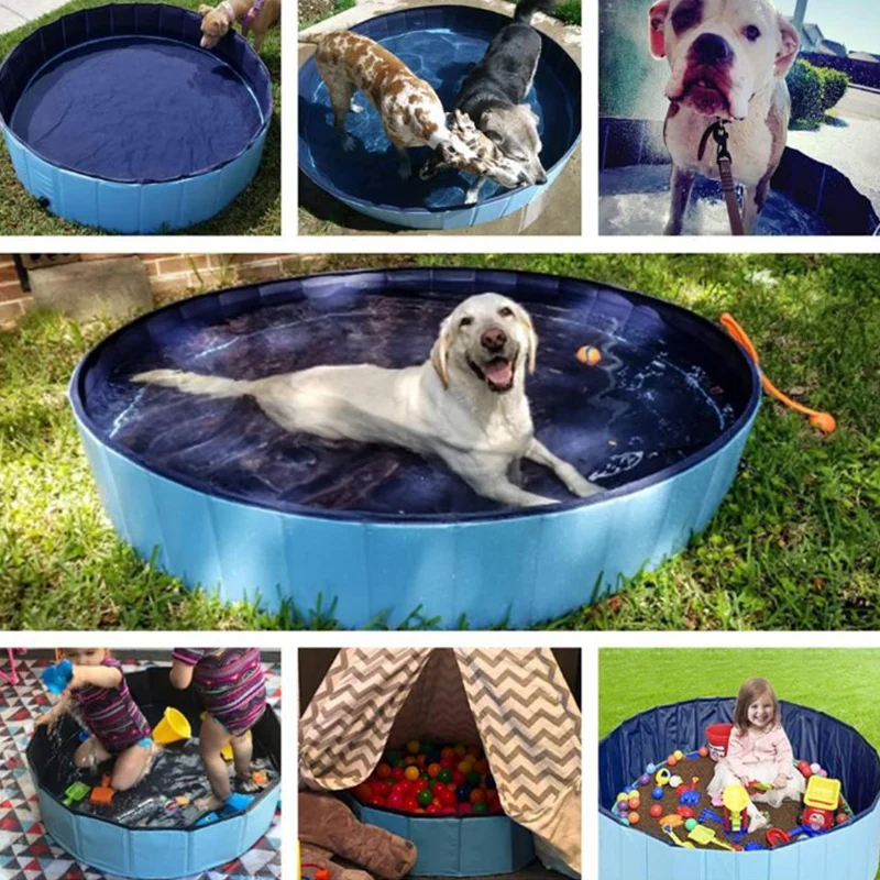 

Dog Swimming Pool Foldable Pet Pool Bath Swimming Tub Bathtub Pet Collapsible Bathing Pool for Dogs Cats Kids Drop Shipping
