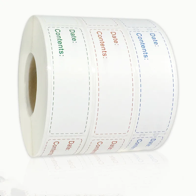 

150pcs/roll Food Freezer Labels Self-Adhesive Stickers Container Bottle Storage Packing DIY Handmade Date Decorative applique