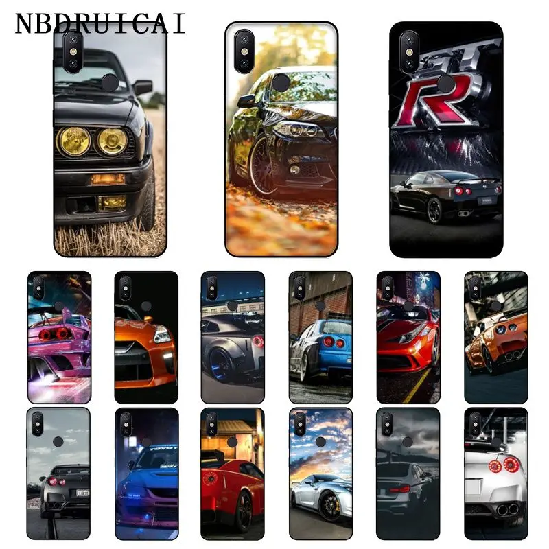 Мягкий чехол бампер NBDRUICAI из ТПУ классный для телефона с дизайном спортивного