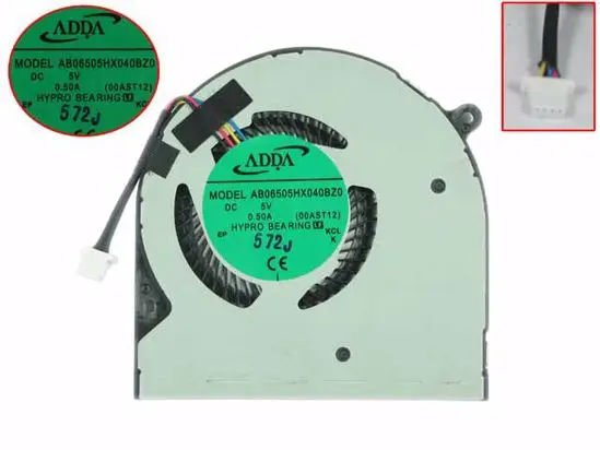 ADDA AB06505HX040BZ0 00AST12 P20W C 106 DC 5V 0.50A 4 проводной Сервер вентилятор охлаждения|Кулеры и