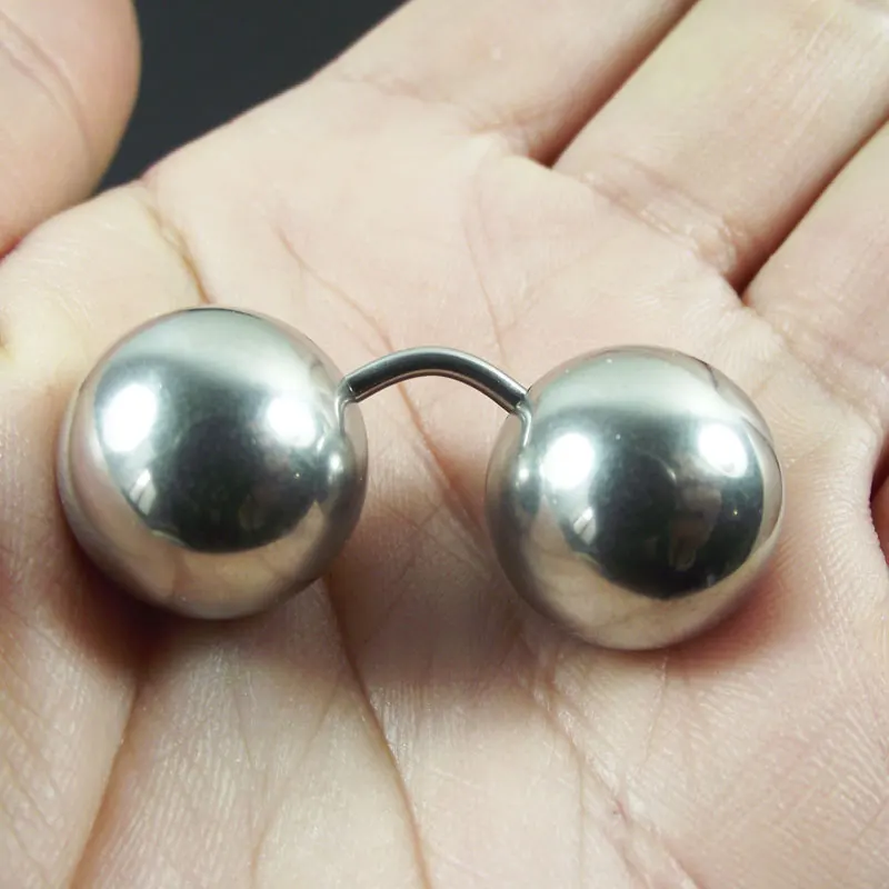 1 шт. большой шар короткая штанга Из Нержавеющей Стали Прямые кольца изогнутые