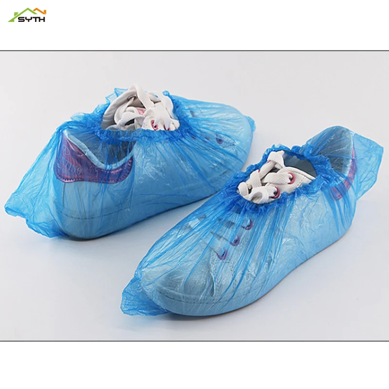 100 шт. пластиковые водонепроницаемые одноразовые чехлы для обуви | Дом и сад