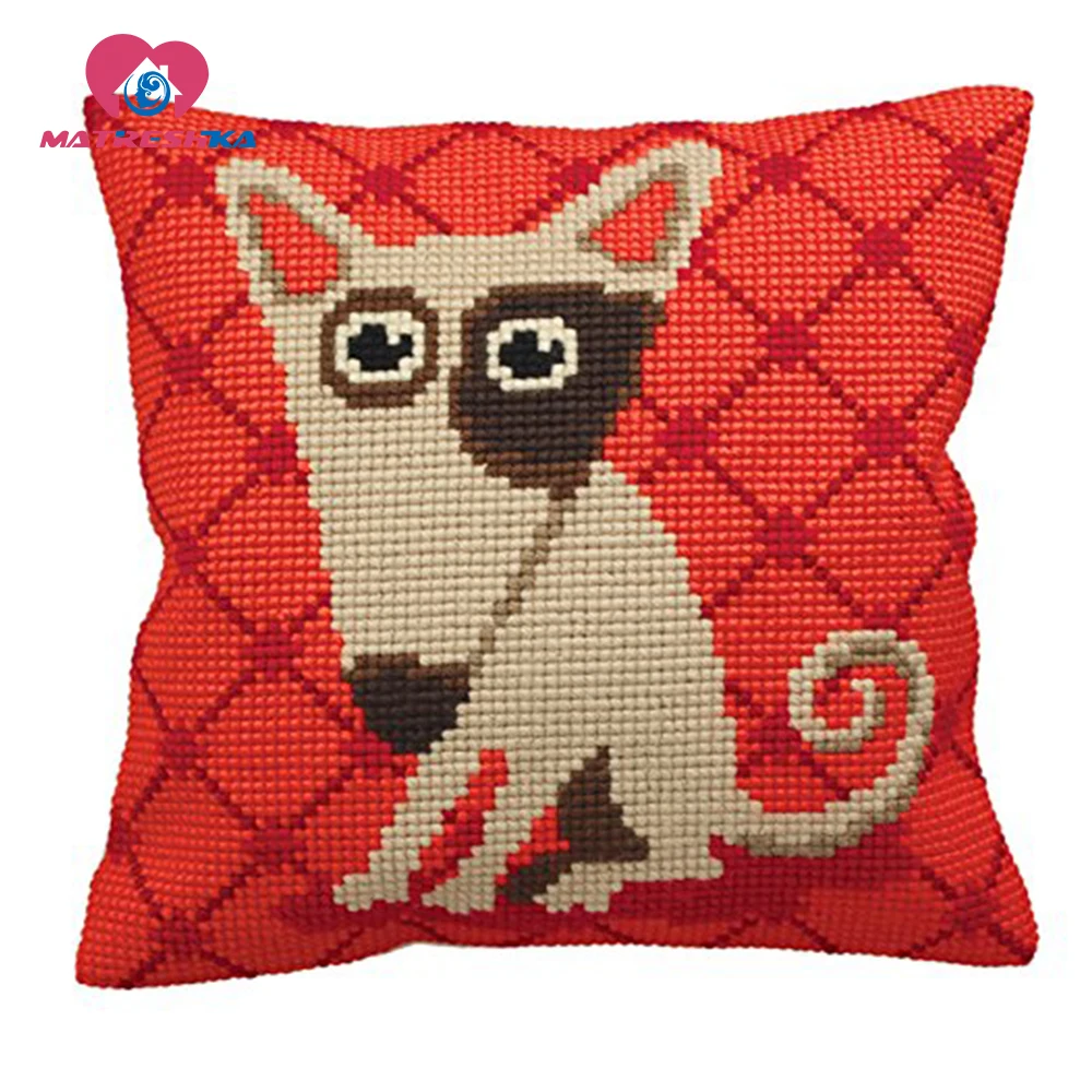 Вышивка детские крюк с защелкой ковер комплекты крестик подушка вышитые подушки
