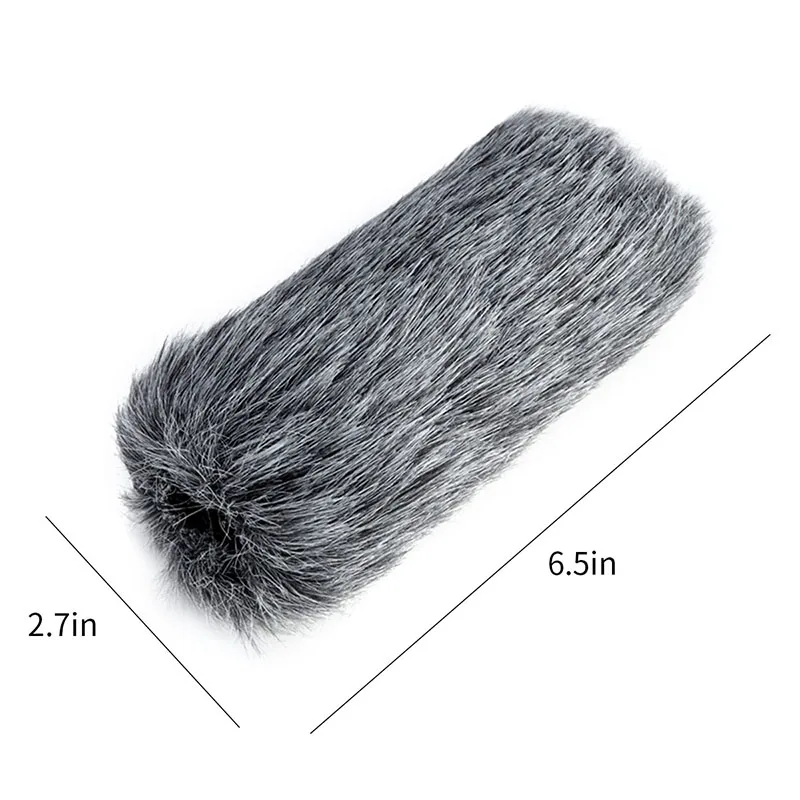 Ulanzi Microphone Furry Muff Windshield Windscreen Deadcat for Q3 /Deity D3 Pro/Rode NTG5 NTG1 NTG4/Sennheiser MKH 8060 Mic | Электроника
